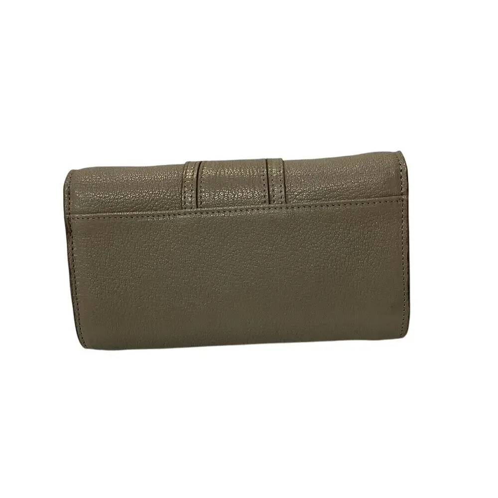 See By Chloe Pebbled Motty Grey Hana Wallet On Chain